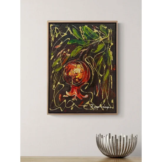 Altın Nar Yağlı Boya Tablosu