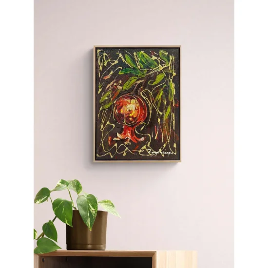 Altın Nar Yağlı Boya Tablosu