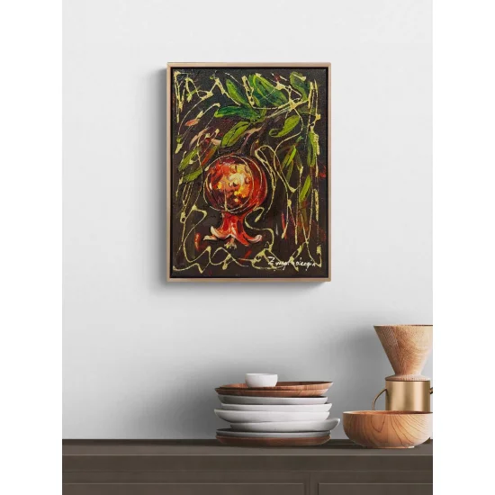 Altın Nar Yağlı Boya Tablosu