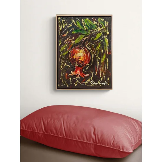 Altın Nar Yağlı Boya Tablosu