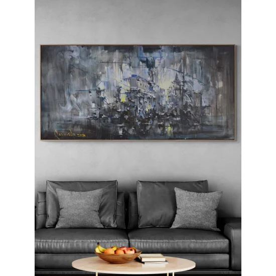 Zamanın Işığında Yağlı Boya Tablosu