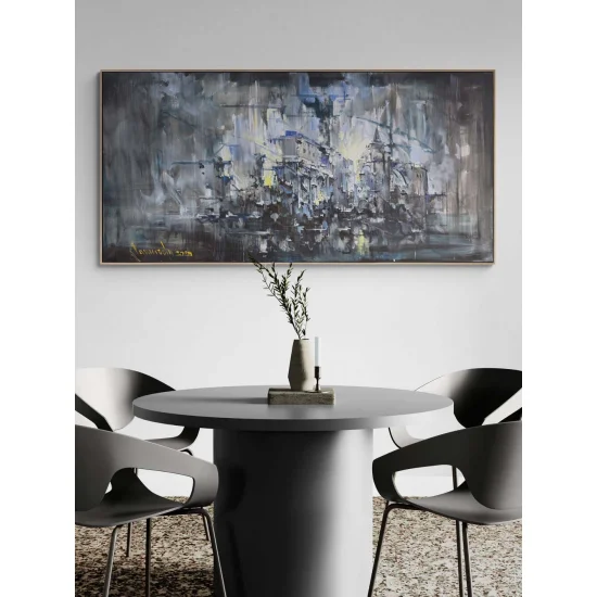 Zamanın Işığında Yağlı Boya Tablosu