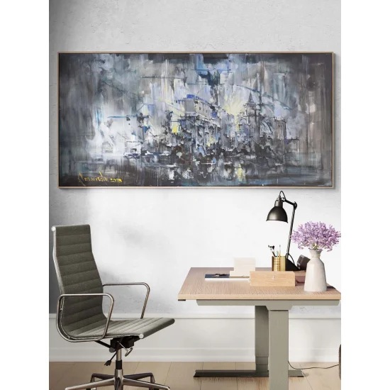 Zamanın Işığında Yağlı Boya Tablosu