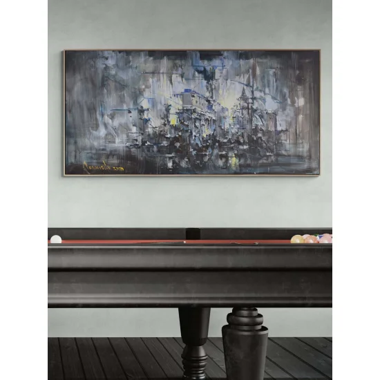 Zamanın Işığında Yağlı Boya Tablosu