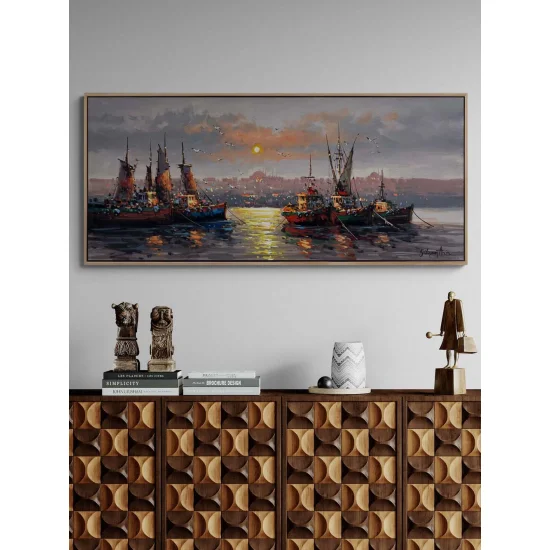 Last Lights of the Bosphorus Oil Painting