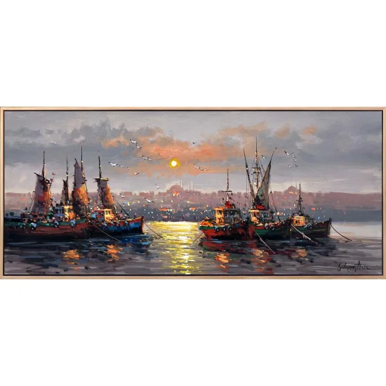 Last Lights of the Bosphorus Oil Painting