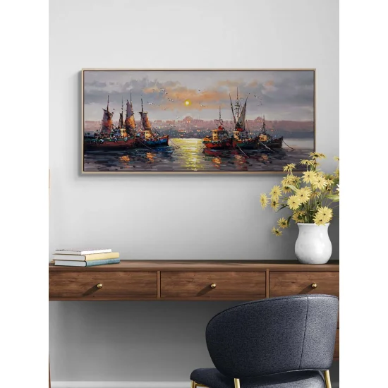 Last Lights of the Bosphorus Oil Painting