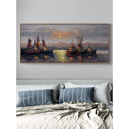 Last Lights of the Bosphorus Oil Painting