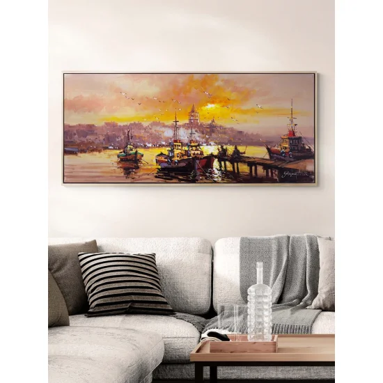 İstanbul’un Işıltısı Yağlı Boya Tablosu