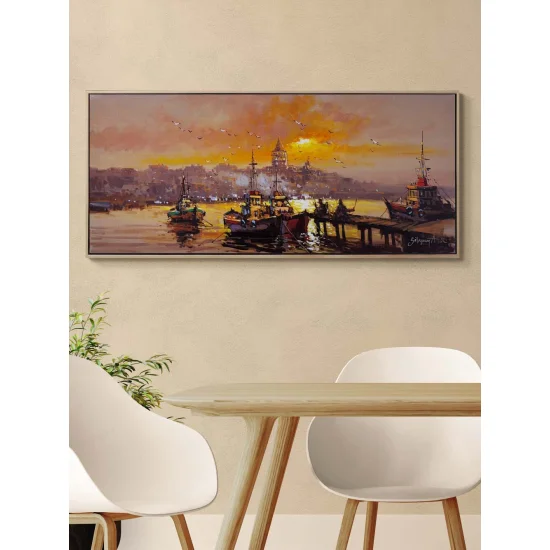 İstanbul’un Işıltısı Yağlı Boya Tablosu