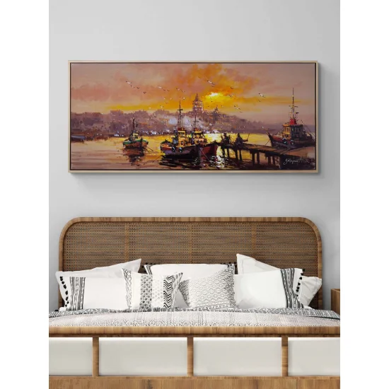 İstanbul’un Işıltısı Yağlı Boya Tablosu