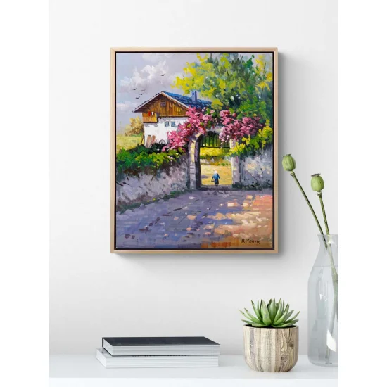 Hatıraların Bahçesi Yağlı Boya Tablosu