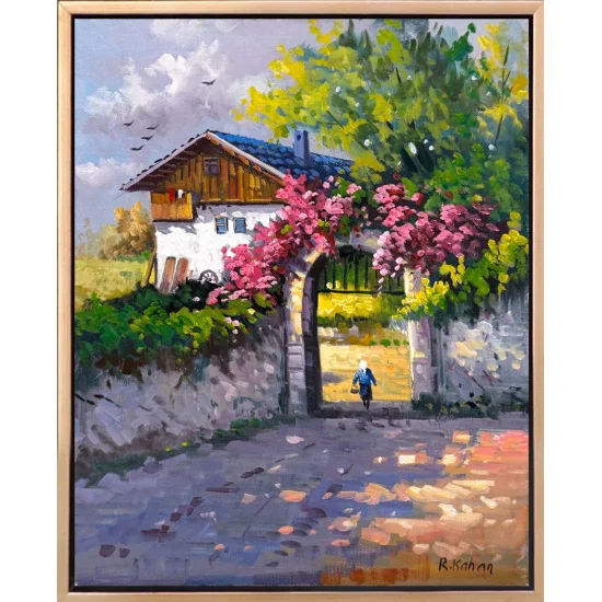 Hatıraların Bahçesi Yağlı Boya Tablosu