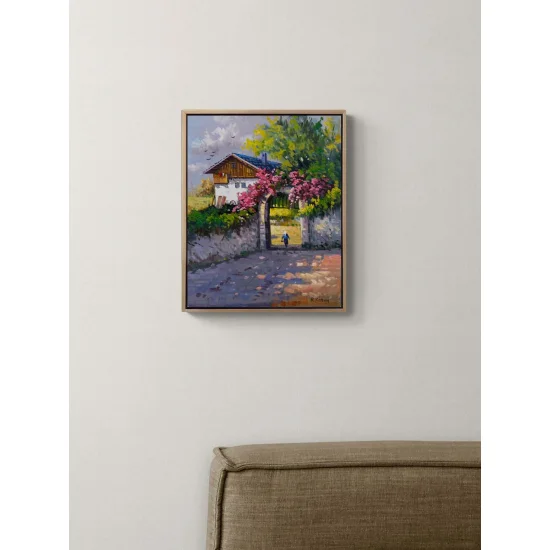 Hatıraların Bahçesi Yağlı Boya Tablosu