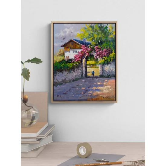 Hatıraların Bahçesi Yağlı Boya Tablosu