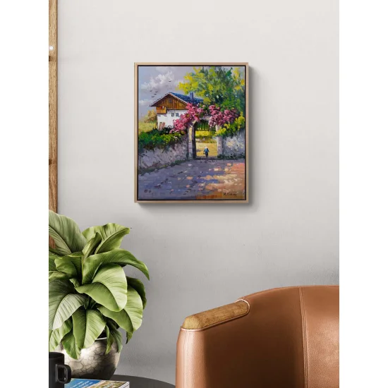 Hatıraların Bahçesi Yağlı Boya Tablosu