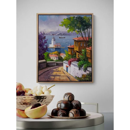 View of the Maiden’s Tower Oil Painting