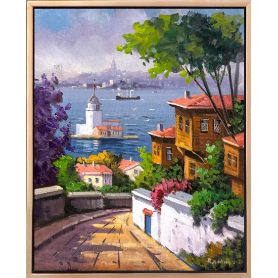 View of the Maiden’s Tower Oil Painting