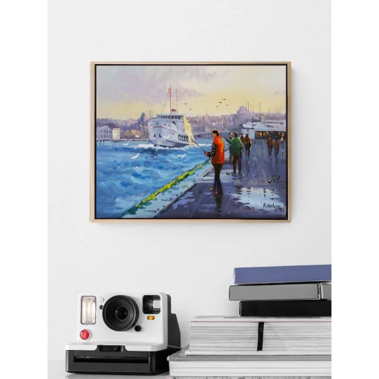 Anılar Kıyısında Yağlı Boya Tablosu