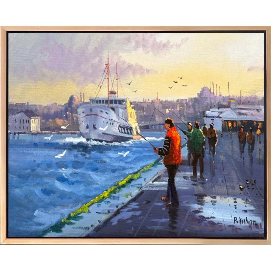 Anılar Kıyısında Yağlı Boya Tablosu