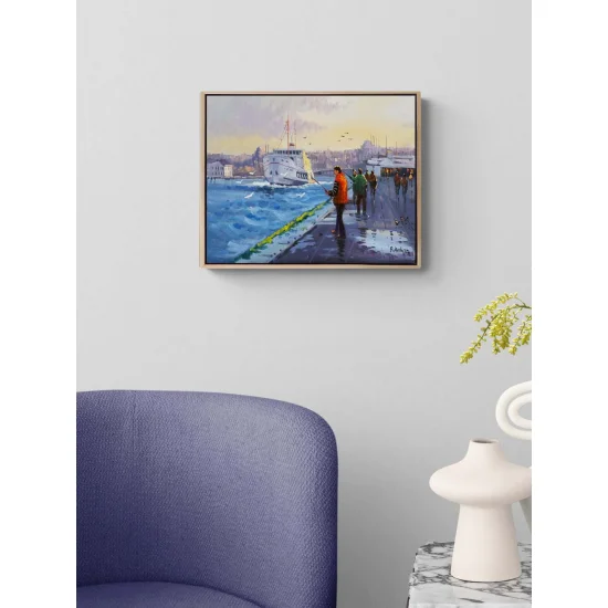 Anılar Kıyısında Yağlı Boya Tablosu