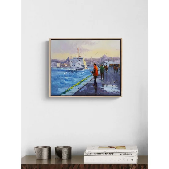 Anılar Kıyısında Yağlı Boya Tablosu