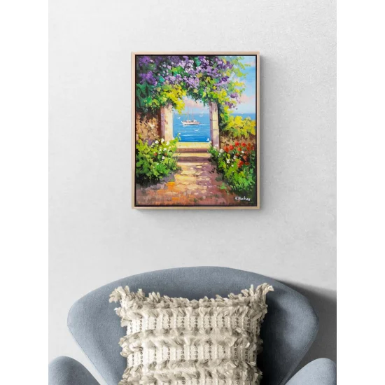 Light Behind the Door Oil Painting