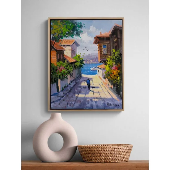 Streets by the Bosphorus Oil Painting