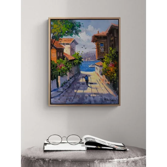 Streets by the Bosphorus Oil Painting