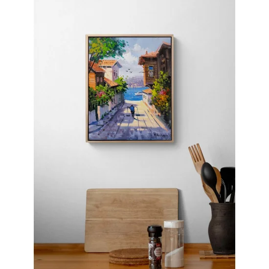 Streets by the Bosphorus Oil Painting