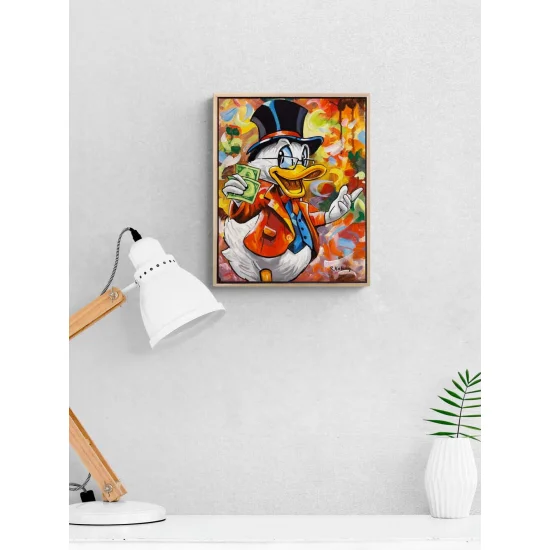 Zengin Ördek Yağlı Boya Tablosu