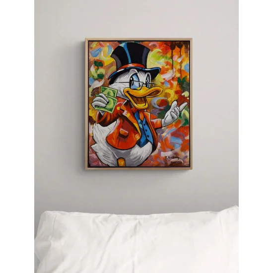 Zengin Ördek Yağlı Boya Tablosu