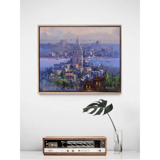 Kuleye Karşı Yağlı Boya Tablosu