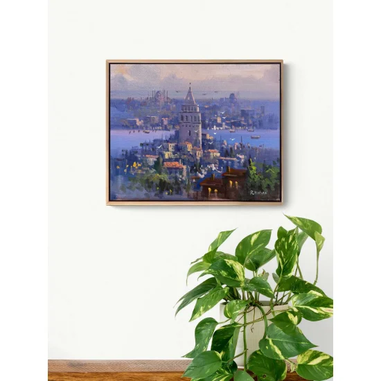 Kuleye Karşı Yağlı Boya Tablosu