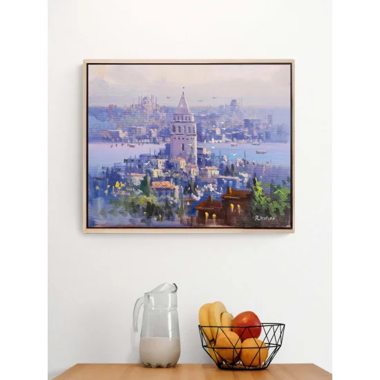 Kuleye Karşı Yağlı Boya Tablosu