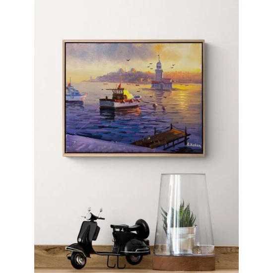 Evening in Istanbul Oil Painting