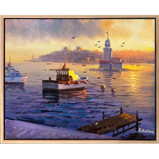 Evening in Istanbul Oil Painting