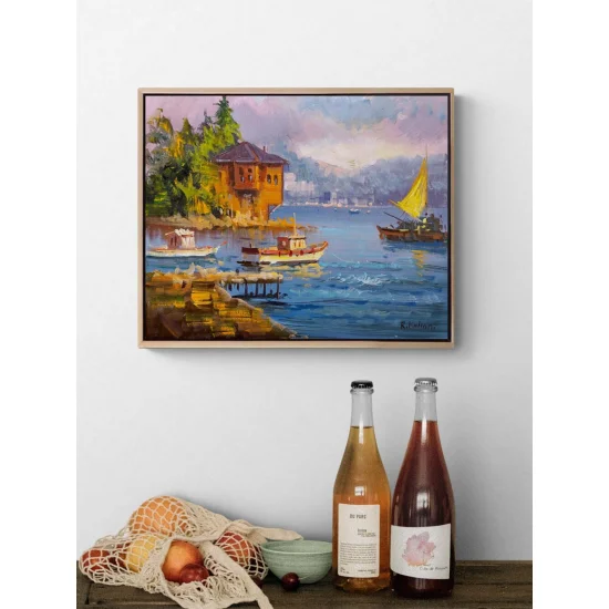 Yalıları Hatırası Yağlı Boya Tablosu