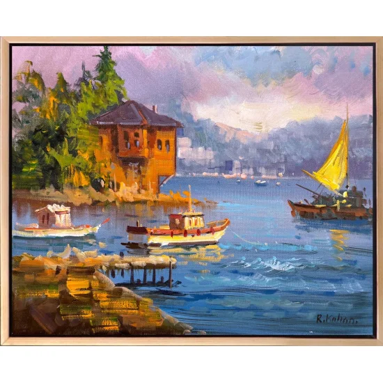 Yalıları Hatırası Yağlı Boya Tablosu