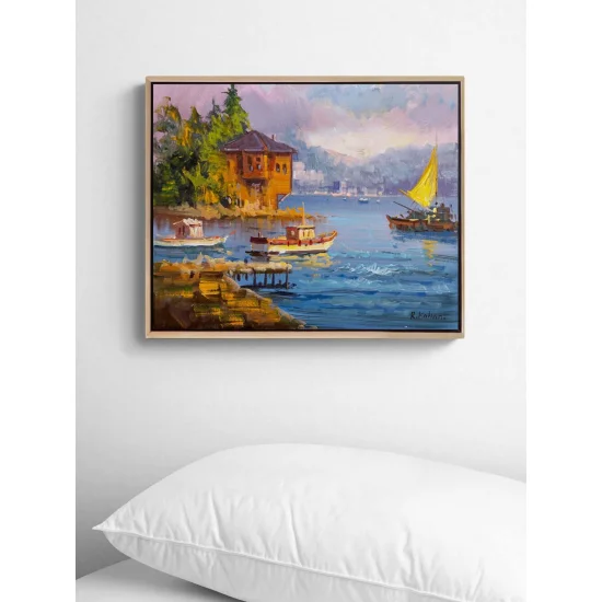 Yalıları Hatırası Yağlı Boya Tablosu