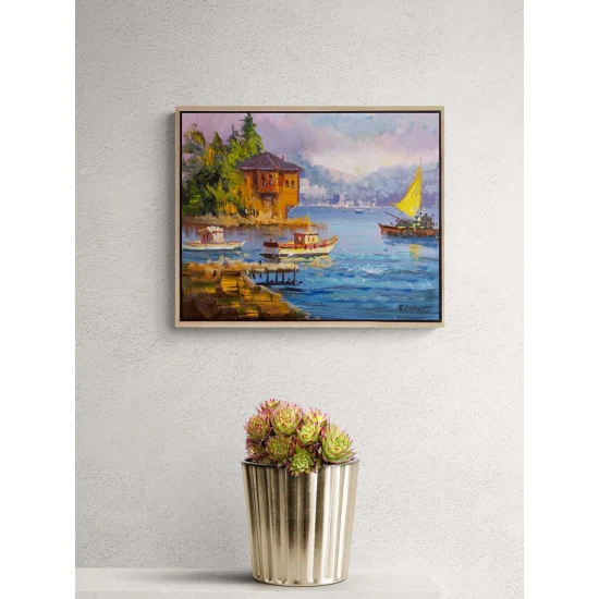 Yalıları Hatırası Yağlı Boya Tablosu