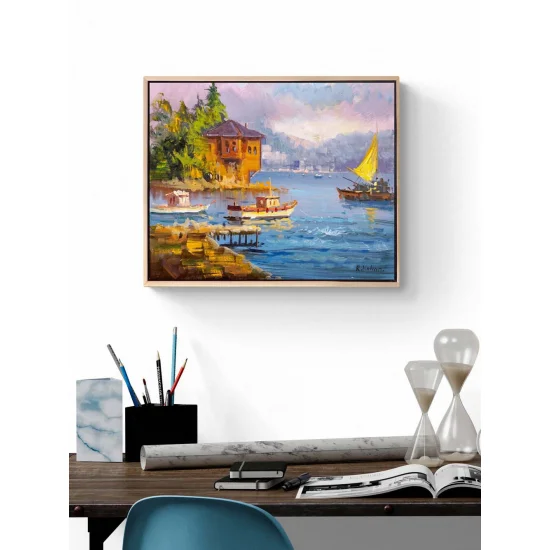 Yalıları Hatırası Yağlı Boya Tablosu