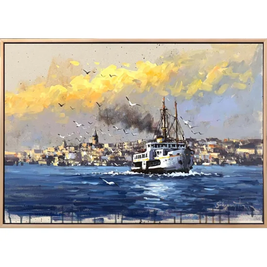 Story of the Ferry Oil Painting