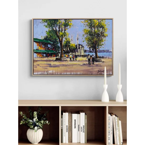 Memories in Ortaköy Oil Painting