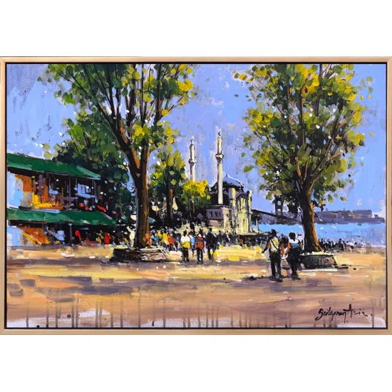 Memories in Ortaköy Oil Painting