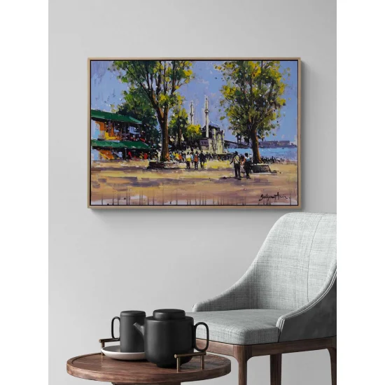 Memories in Ortaköy Oil Painting