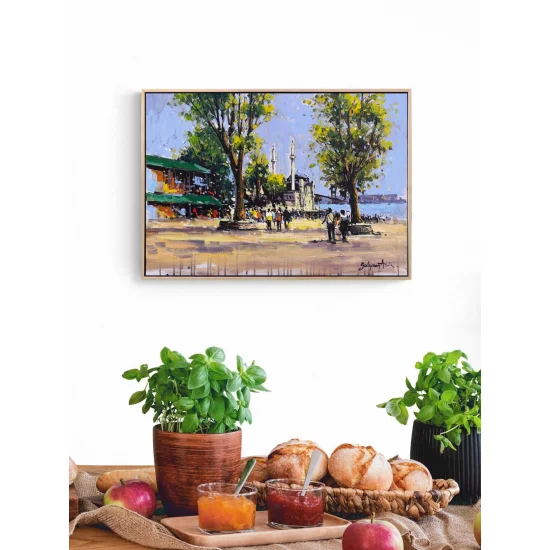 Memories in Ortaköy Oil Painting