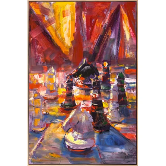 Mind Game Oil Painting