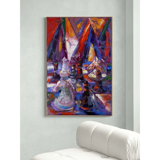 Colors of Strategy Oil Painting