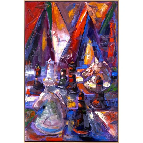 Colors of Strategy Oil Painting